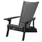 Highwood Usa Manhattan Adirondack Chair Outdoor Furniture for Patio, Backyard, Garden AD-ADRID29A-BKE - alternate 1